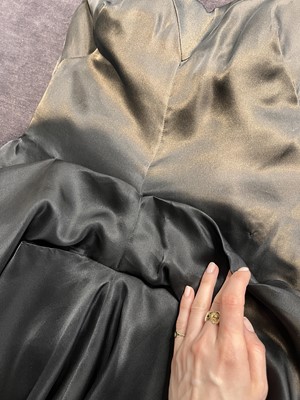 Lot 80 - An Alexander McQueen black zibeline mini dress, ''Natural Distinction, Un-Natural Selection', commercial collection, Spring-Summer 2009