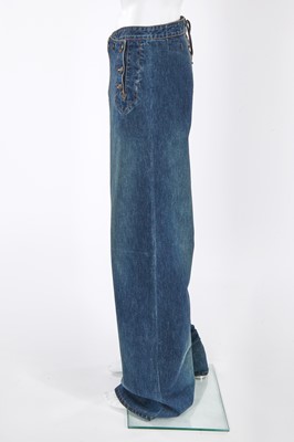 Lot 85 - A Jean Paul Gaultier denim ensemble, 'Andro Jeans' collection, Spring-Summer 1993