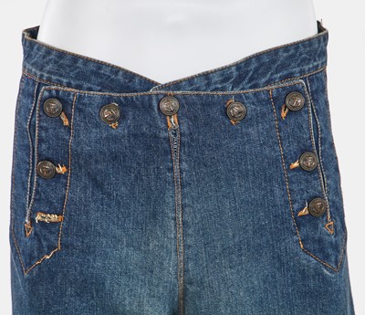 Lot 85 - A Jean Paul Gaultier denim ensemble, 'Andro Jeans' collection, Spring-Summer 1993