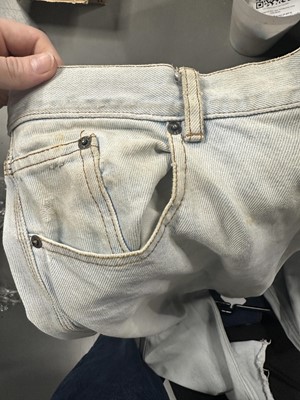 Lot 83 - A rare and important Jean Paul Gaultier man's denim corset, 'Andro Jeans' collection, Spring-Summer 1993