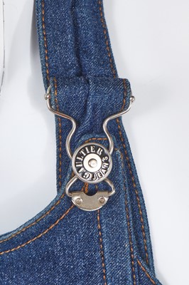 Lot 83 - A rare and important Jean Paul Gaultier man's denim corset, 'Andro Jeans' collection, Spring-Summer 1993
