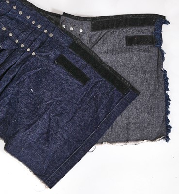 Lot 84 - A rare Jean Paul Gaultier man's denim kilt, 'Andro Jeans' collection, Spring-Summer 1993