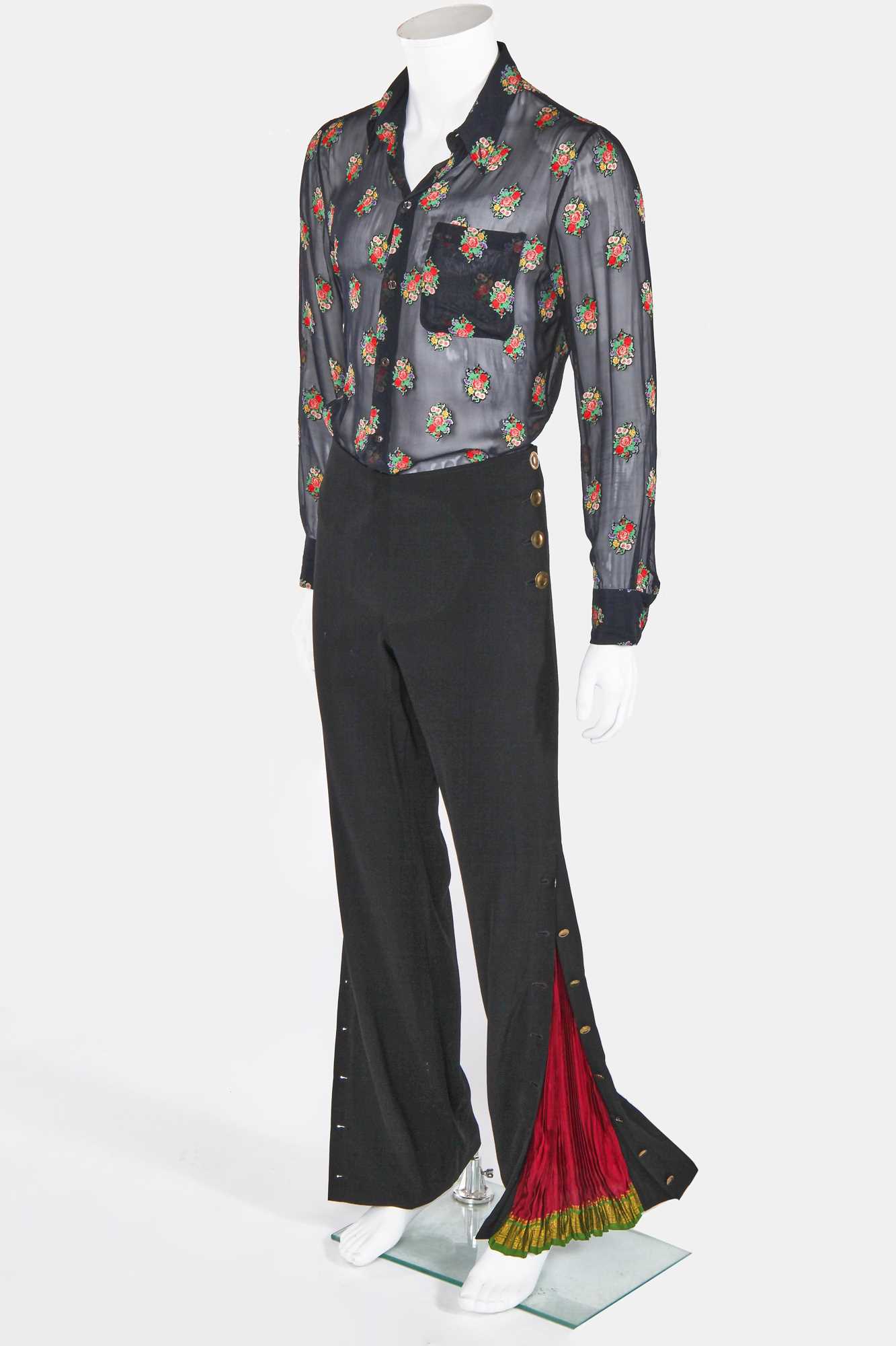 Lot 124 - A rare Jean Paul Gaultier men's 'Bailaor' ensemble, 'Tribute to Frida Kahlo/Flamenco' collection, Spring-Summer 1998