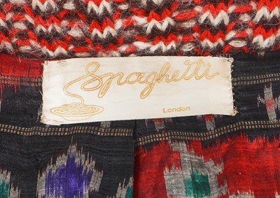 Lot 237 - Spaghetti knitwear designed by Nadia la Valle, Aprés Ski collection, 1977