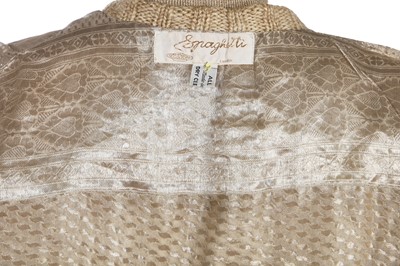 Lot 239 - Mainly gold and black Spaghetti knitwear designed by Nadia la Valle, Aprés Ski collection, 1977