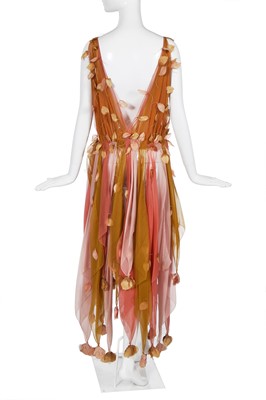 Lot 367 - A Spaghetti couture 'Autumn Fairy' dress worn by Naomi Campbell,  designed by Nadia La Valle, 1987