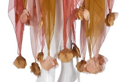 Lot 367 - A Spaghetti couture 'Autumn Fairy' dress worn by Naomi Campbell,  designed by Nadia La Valle, 1987