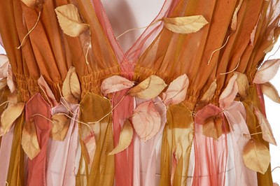 Lot 367 - A Spaghetti couture 'Autumn Fairy' dress worn by Naomi Campbell,  designed by Nadia La Valle, 1987