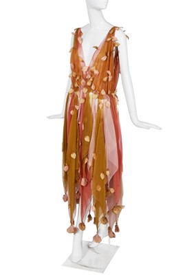 Lot 367 - A Spaghetti couture 'Autumn Fairy' dress worn by Naomi Campbell,  designed by Nadia La Valle, 1987