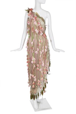 Lot 368 - A Spaghetti couture 'Spring Fairy' dress' worn by Naomi Campbell,  designed by Nadia La Valle, 1987