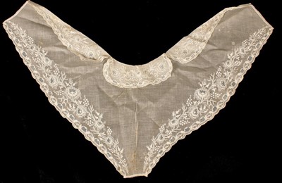 Lot 351 - A group of mainly whitework lace, dating from...