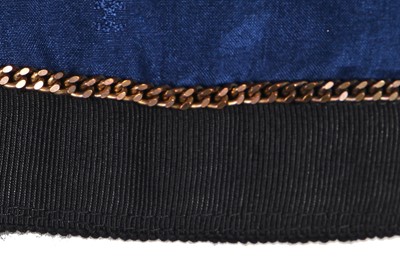 Lot 1 - A Chanel blue and black bouclé tweed jacket, 1989