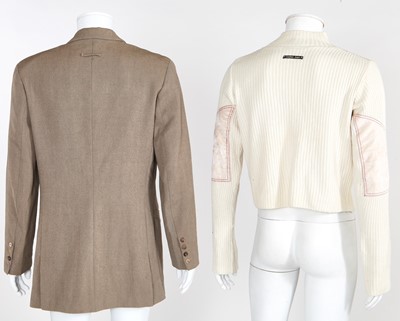 Lot 91 - A Jean Paul Gaultier men's brown wool 'priest' coat, 'Tattoos/The Raw and Refined’ collection Spring-Summer 1994