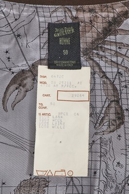 Lot 91 - A Jean Paul Gaultier men's brown wool 'priest' coat, 'Tattoos/The Raw and Refined’ collection Spring-Summer 1994