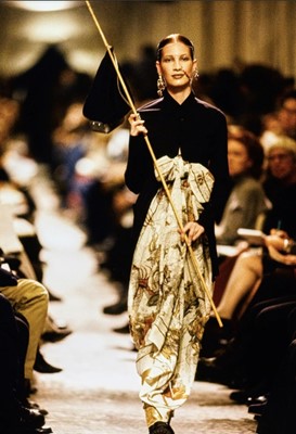 Lot 91 - A Jean Paul Gaultier men's brown wool 'priest' coat, 'Tattoos/The Raw and Refined’ collection Spring-Summer 1994
