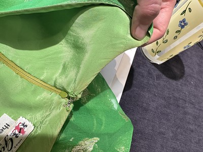 Lot 289 - A Thea Porter green chiffon dress, 1970s