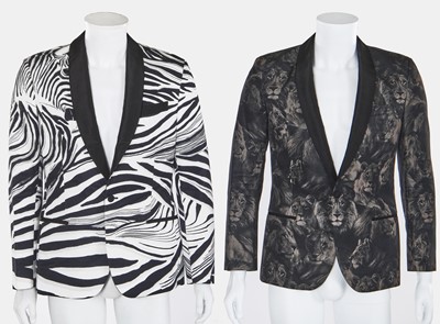 Lot 166 - A group of Roberto Cavalli men's jackets and shorts, circa 2017