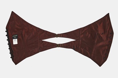 Lot 114 - A rare Jean Paul Gaultier man's bustier waistcoat, ‘The Modern Man’ collection, Autumn-Winter 1996-97