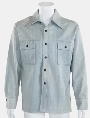 Lot 23 - A 1-West man's embroidered cotton shirt, 1970s