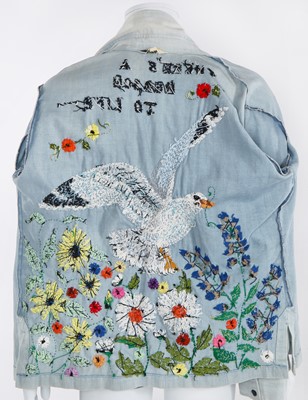 Lot 23 - A 1-West man's embroidered cotton shirt, 1970s