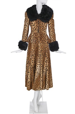 Lot 405 - A Biba faux-leopard ensemble, circa 1973