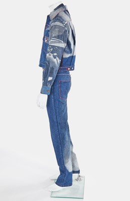 Lot 78 - A good Vivienne Westwood men's 'Marlene' denim ensemble, 'Always on Camera' collection, Autumn-Winter 1992-93
