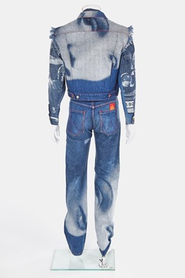 Lot 78 - A good Vivienne Westwood men's 'Marlene' denim ensemble, 'Always on Camera' collection, Autumn-Winter 1992-93