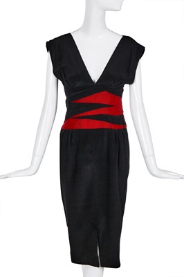 Lot 199 - A Christian Dior couture evening ensemble, probably Gianfranco Ferre, early 1990s