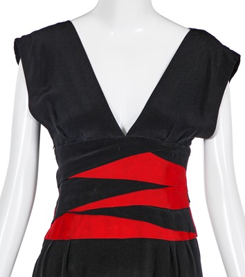 Lot 199 - A Christian Dior couture evening ensemble, probably Gianfranco Ferre, early 1990s