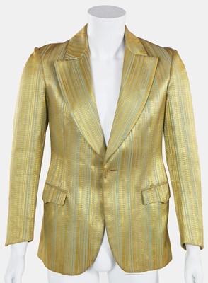 Lot 15 - A Hung on You men's silk blazer, 1960s