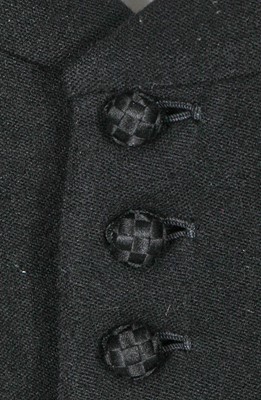 Lot 11 - A group of gentlemen's black wool formalwear, 1910-1930