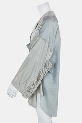 Lot 40 - A rare John Galliano cotton and linen shirt, 'Fallen Angels' collection, Spring-Summer 1986