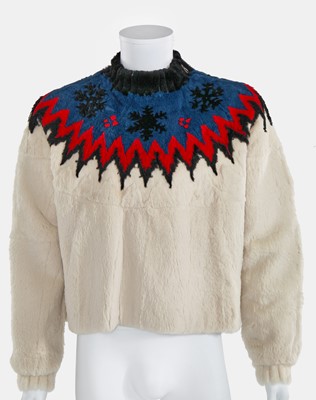 Rabbit fur jumper hotsell