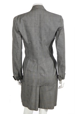 Lot 218 - An Azzedine Alaïa houndstooth playsuit, Autumn-Winter 1988-89