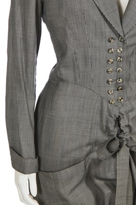 Lot 218 - An Azzedine Alaïa houndstooth playsuit, Autumn-Winter 1988-89