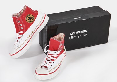 Lot 167 - A pair of Converse Andy Warhol Campbell's Soup shoes, modern