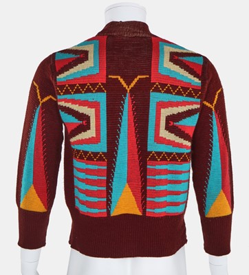 Lot 29 - A Westwood/McLaren Navajo patterned jumper, 'Savage' collection, Spring-Summer 1982