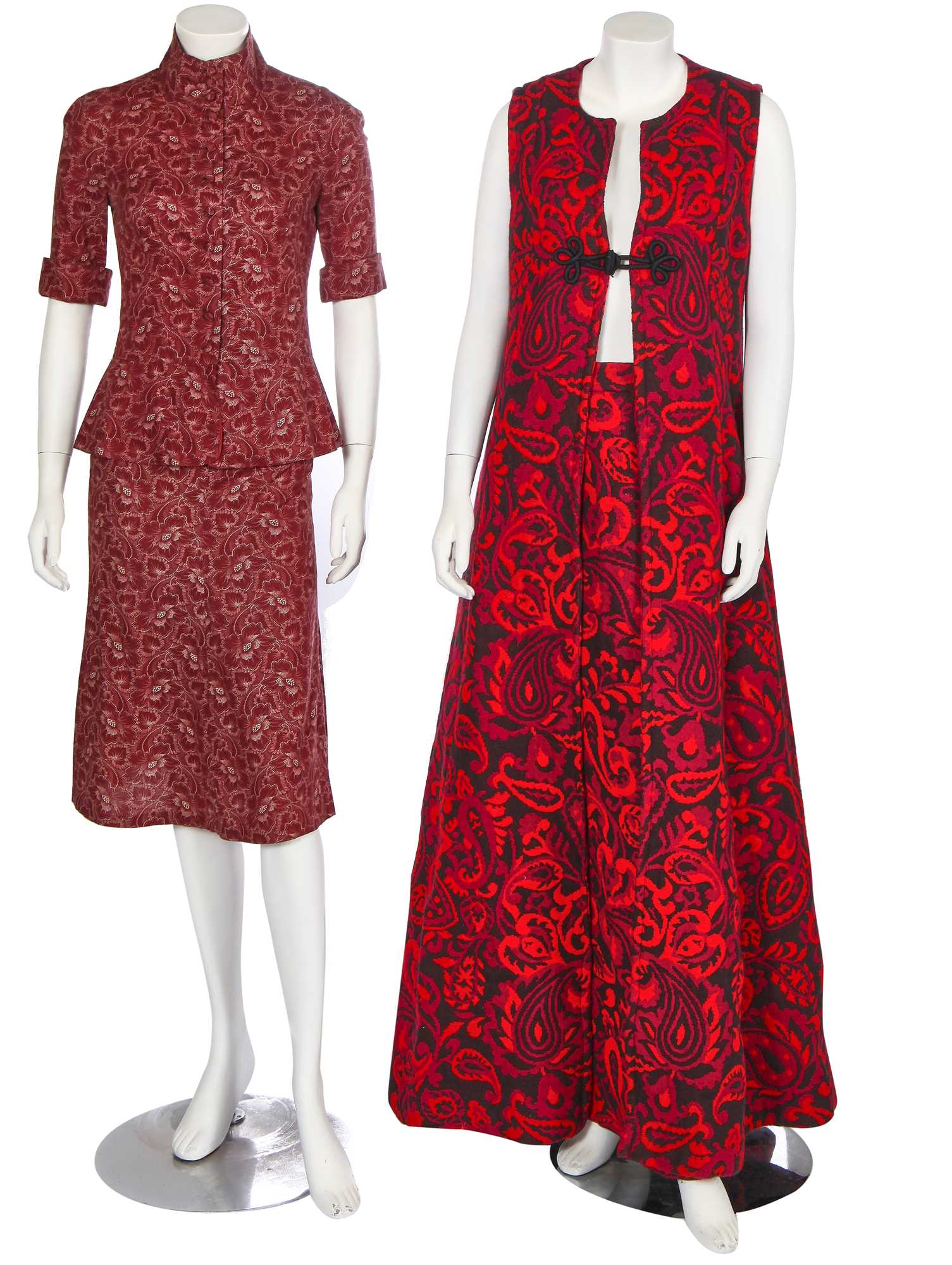 Lot 281 - A Biba printed cotton ensemble, circa 1970