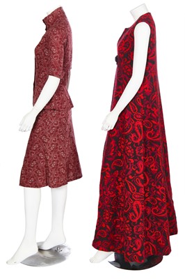 Lot 281 - A Biba printed cotton ensemble, circa 1970