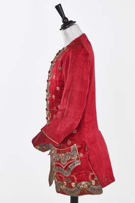 Lot 1 - A gentleman's sleeved waistcoat, 1760s