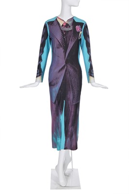 Lot 201 - A Jean Paul Gaultier trompe l'oeil stretch nylon dress, ‘Punk Parisienne’ collection, Spring-Summer 1997