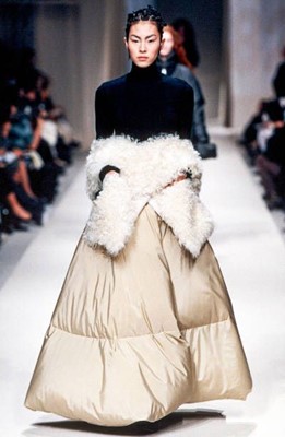 Lot 164 - A Jean Paul Gaultier 'Mad Max' style puffer skirt, ‘The Third Millenium Will be About Love’ collection, Autumn-Winter 1999-2000