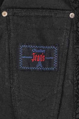 Lot 210 - A Jean Paul Gaultier sleeveless black hooded jacket, probably 'Chic Rabbis' collection, Autumn-Winter 1993-94