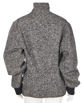 Lot 210 - A Jean Paul Gaultier sleeveless black hooded jacket, probably 'Chic Rabbis' collection, Autumn-Winter 1993-94