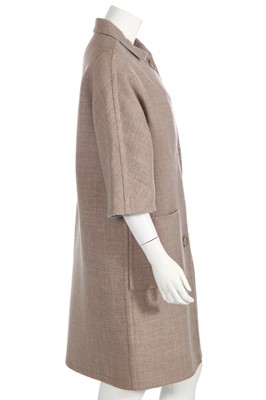 Lot 304 - A Balenciaga haute couture reversible wool coat, circa 1960