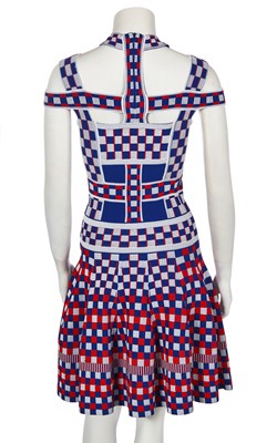 Lot 42 - An Alexander McQueen by Sarah Burton textured jersey cocktail dress, commercial collection, Spring-Summer 2014