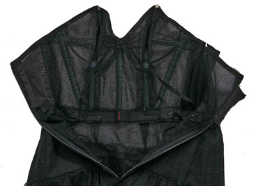 Lot 451 - A Pierre Balmain haute couture black velvet cocktail ensemble, circa 1955