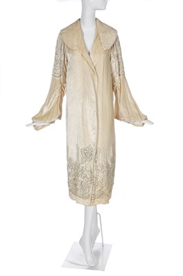 Lot 478 - A 'Ladies Glasgow' beaded opera coat, 1920s