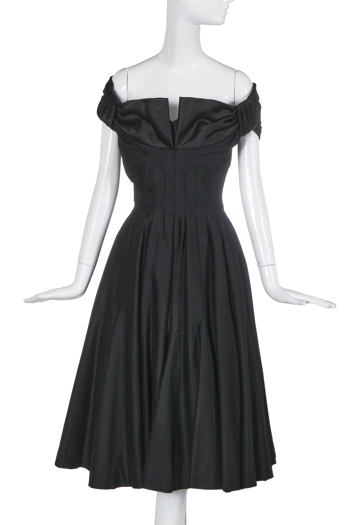 Lot 453 - A Jaques Fath haute couture evening dress, probably Balmain, Autumn-Winter 1954-55