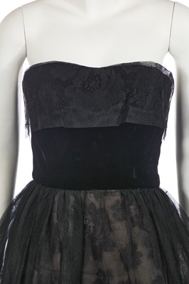 Lot 324 - An evening dress, probably Dior London, circa 1955
